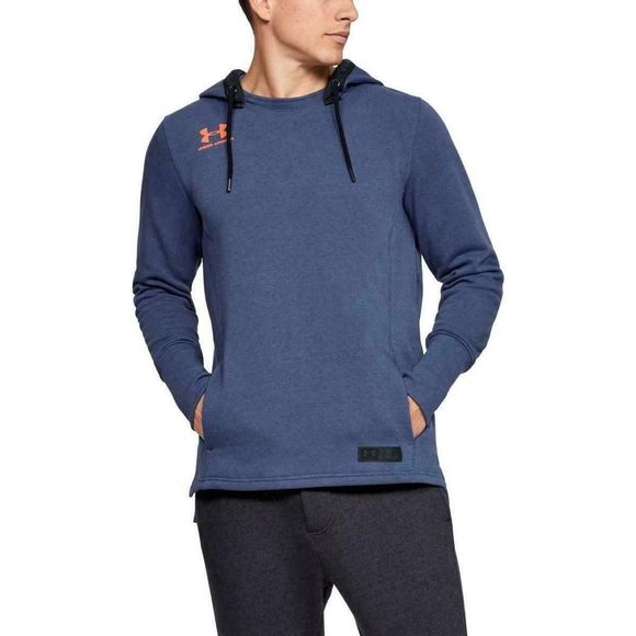 Under Armour 1328071-497 Men's Sz Small Blue UA Accelerate Hooded Sweatshirt $80 - Picture 1 of 5